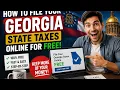 How to file your Georgia state taxes online for free