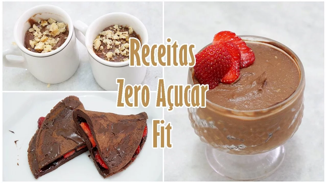 3 RECEITAS FÁCEIS E RÁPIDAS FIT E ZERO AÇÚCAR