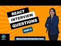 React Interview Questions Advanced Interview Questions Part-2