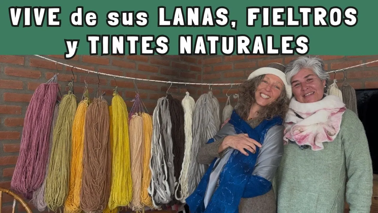 FRÍO: NO te tenemos MIEDO🥶 Gran ARTESANA que vive de su tradición familiar: LANAS y TINTES NATURALES