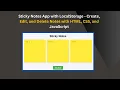 Sticky Notes App with HTML CSS and JavaScript Step-by-Step Guide