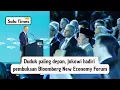 Lagu Duduk Paling Depan, Jokowi Hadiri Pembukaan Bloomberg New Economy Forum di Singapura 