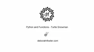 PythonTurtleSnowmanFunction