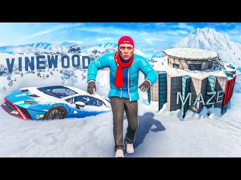 Video Thumbnail: ÜBERLEBE den GRÖßTEN SCHNEESTURM in GTA 5!