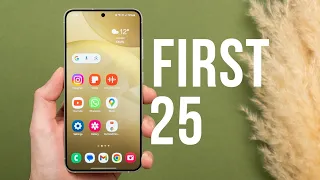 Galaxy S24 - First 25 Things To Do! (Tips \u0026 Tricks)