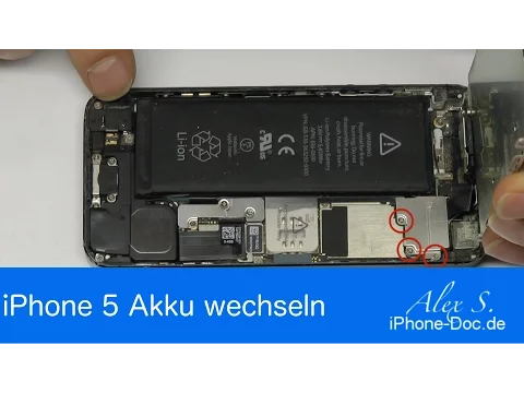 Download MP3 IPhone 5 Akku wechseln, austauschen, reparieren in 6 min auf Deutsch