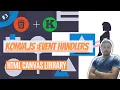 KonvaJS Tutorial Part 3 - Event handling konvajs konvajs tutorials konvajs react