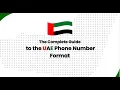 Dialaxy UAE Phone Number Format