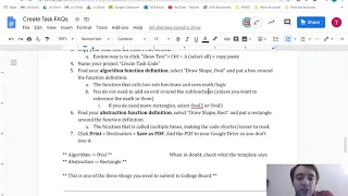 AP CSP How To How to Make a PDF of Your Code