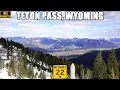 ID-33 WY-22 Victor Idaho to Jackson Wyoming Crossing Over Teton Pass into Jackson Hole