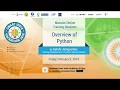 SIH2018 Massive Online Training Session - Overview of Python