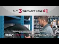 Nissan of Cookeville s Buy 3 Tires Get 1 for 1 Special