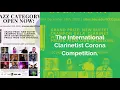 The International Clarinetist Corona Competition.