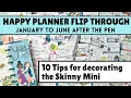 Lagu Happy Planner Flip Through | How to decorate the Skinny Mini \u0026 Skinny Classic