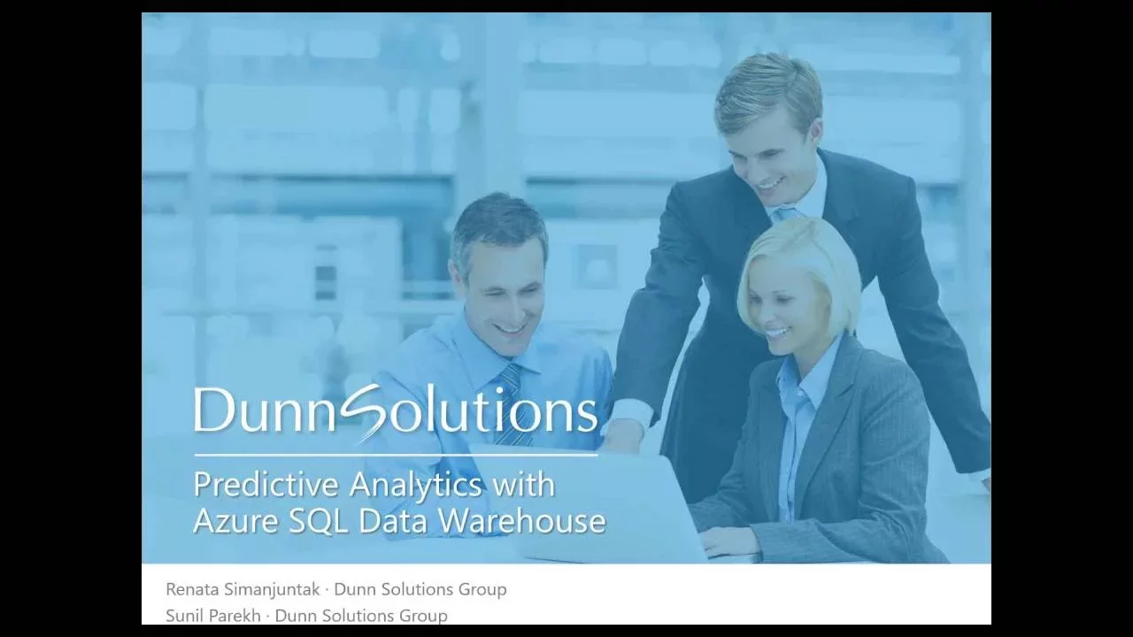 Integration of Predictive Analytics with Microsoft Azure SQL Data Warehouse