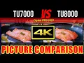 Samsung TU7000 vs TU8000 4K Picture Comparison