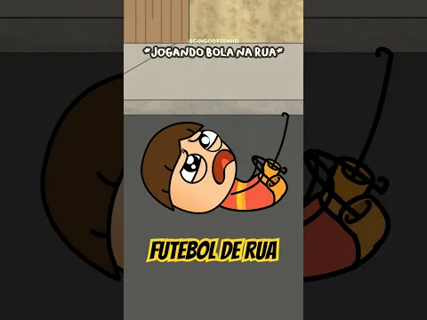 Jogando futebol de rua! 😂 #desenhoanimado #animação #futebolderua #futebol #copadomundo #desenho