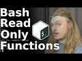 TIL Bash Read-Only Functions - Bash Playground