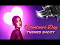 Valentine s Day Themed Beauty Shoot using an Optical Spot