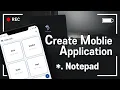 How to Create Notepad in Android Studio Part 1 UI Design XML JAVA