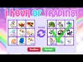 1 Hour of Trading Adopt Me Successful Trades Roblox Riivv3r