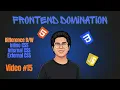 Inline CSS Internal CSS External CSS Frontend Domination - Tutorial