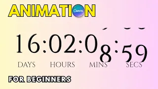 How to Create a Countdown Timer Animation in Canva