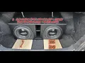 2 12 Inch Skar EVL Subwoofers Bass Demo 1200 RMS