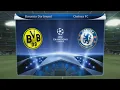 UEFA CHAMPIONS LEAGUE | DORTMUND VS CHELSEA /  Pro Evolution Soccer 2010 Gameplay