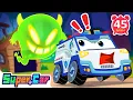 Download Lagu Police Car Adventures Compilation | The Search for the Big Monster! | Fun Kids Cartoons \u0026 Car Songs