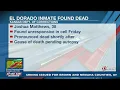 Officials investigate death of 38-year-old resident at El Dorado Correctional Facility
