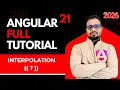 Angular 21 Tutorial in Hindi Interpolation