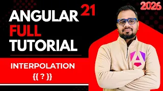 Angular 21 Tutorial in Hindi Interpolation