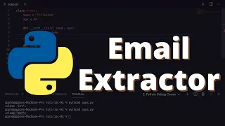 41 Email Extraction using Python Python Project