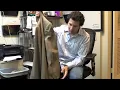 y1257 Vintage Southwick For Paul Stuart Mens Khaki Blazer Sport Coat Jacket Sz. 41 S