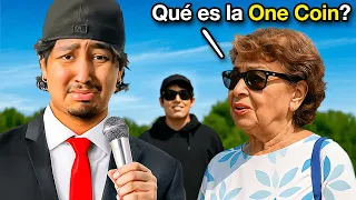 QUE OPINAN DE LA ONE COIN EN LA CALLE 😳 | ONE COIN 🪙