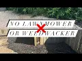Part 1 Small Patio Landscaping Transformation No lawnmower or weedwacker