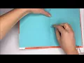 My Movie upcycled cereal box into notebook