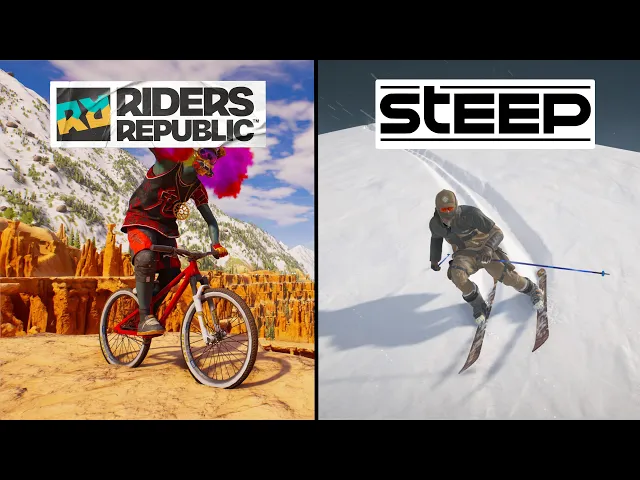 Riders Republic VS Steep | PS5 Comparison