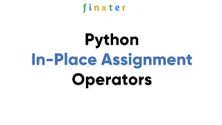 Overview Python s In-Place Assignment Operators Compound Operators