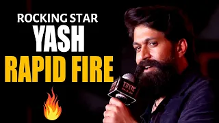 Rocking Star Yash RAPID FIRE With Anchor Suma 🔥| Toxic Movie Pre-Release Event