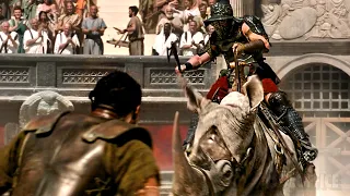all the best fights from gladiator 2 4k