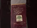 Day 1 The Purpose Driven Life by Rick Warren