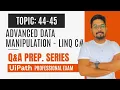 Q A On C-Sharp LINQ Query
