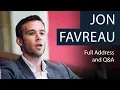 Jon Favreau Life as Obama s Speechwriter Full Address and Q A