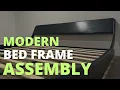 Allewie Platform Bed Frame Adjustable Ergonomic Headboard Assembly SHA CERLIN Modern Low Profile