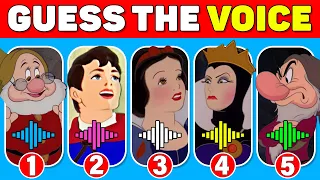 Snow White and the Seven Dwarfs Guess the Characters by Their Voice Quiz