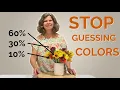 Stop Guessing Flower Colors Try the 60-30-10 Rule