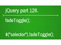 jquery fade toggle function - part 126