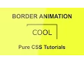 Cool Css Border Animation - CSS3 Hover Effects